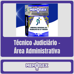 Memorex TRT 15 SP (Técnico Judiciário – Área Administrativa) – Somente PDF