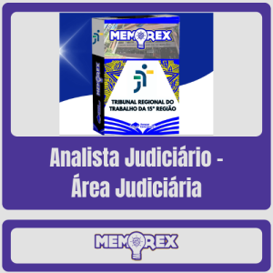 Memorex TRT 15 SP (Analista Judiciário – Área Judiciária) – Somente PDF