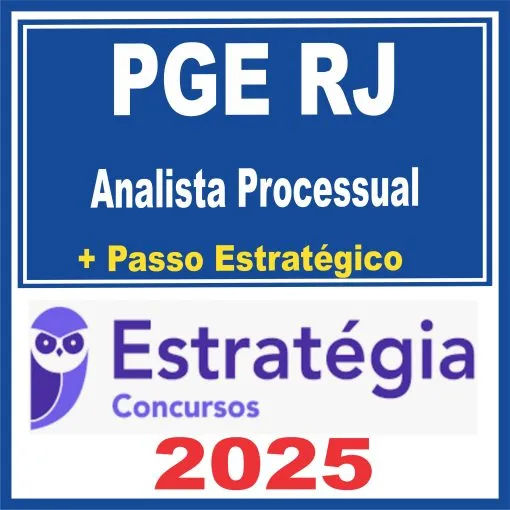 PGE RJ (Analista Processual + Passo) Estratégia 2025