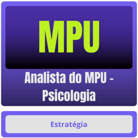 MPU (Analista do MPU – Psicologia) – Pós-Edital – 2025 – Estrategia Rateio Pos Edital Posedital